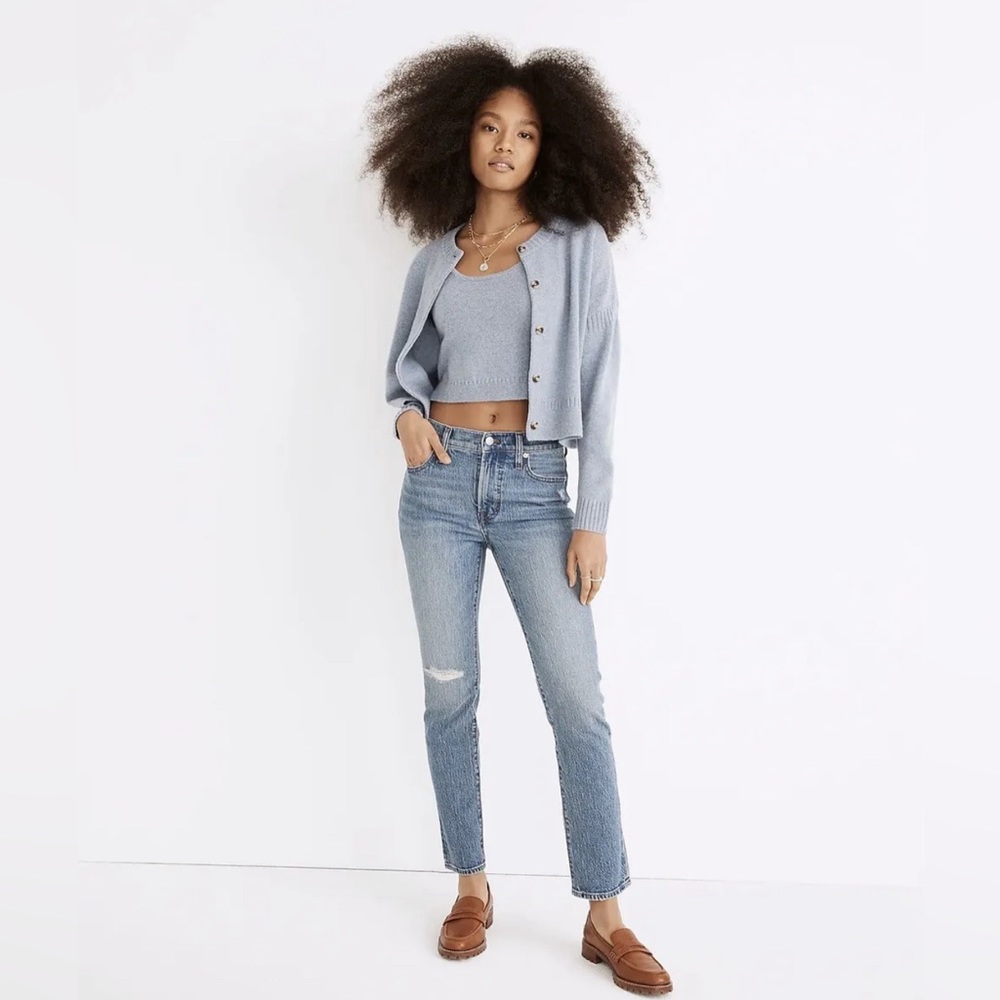 Madewell Womens The Perfect Mid Rise Vintage  Jean Size 29
